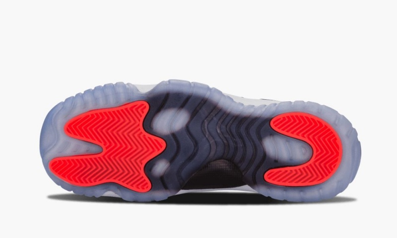Nike Air Jordan 11 Retro Low BG 'Infrared' Lasten Kengät Mustat Platina | 796JKFMEU