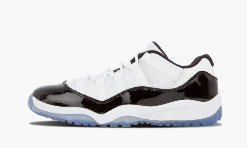 Nike Air Jordan 11 Retro Low BP \'Concord\' Lasten Kengät Valkoinen Mustat | 617OQGVFX