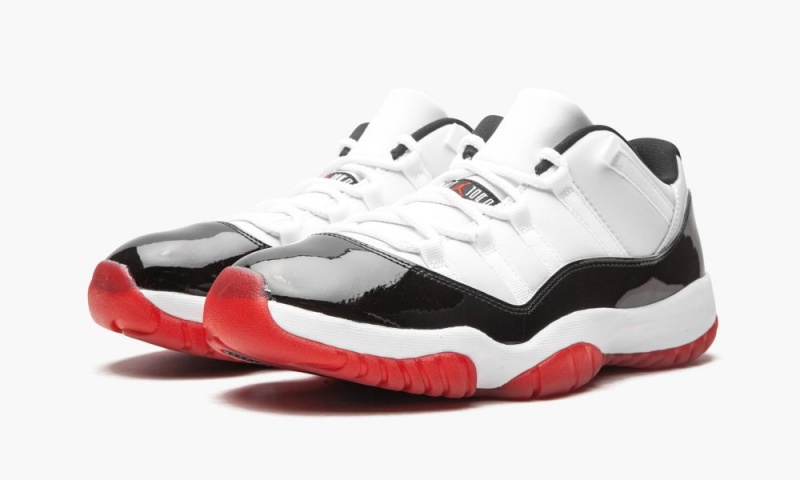 Nike Air Jordan 11 Retro Low 'Concord Bred' Miesten Kengät Valkoinen Punainen Mustat | 415IWCKFR
