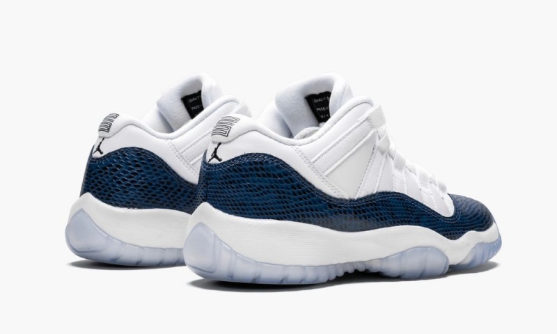 Nike Air Jordan 11 Retro Low LE GS 'Blue Snakeskin' Lasten Kengät Mustat Laivastonsininen | 918NKMBGR