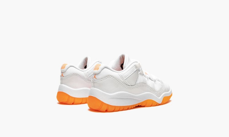 Nike Air Jordan 11 Retro Low PS 'Bright Citrus' Lasten Kengät Valkoinen Vaaleanoranssi | 015WAGLZM