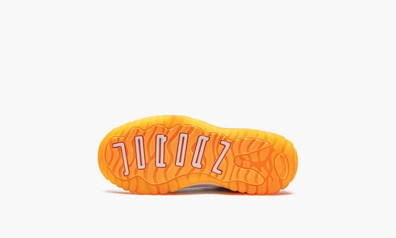 Nike Air Jordan 11 Retro Low PS 'Bright Citrus' Lasten Kengät Valkoinen Vaaleanoranssi | 015WAGLZM