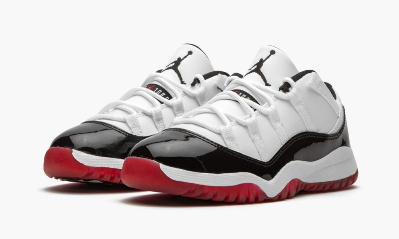 Nike Air Jordan 11 Retro Low PS 'Concord Bred' Lasten Kengät Valkoinen Punainen Mustat | 813NCRPKW