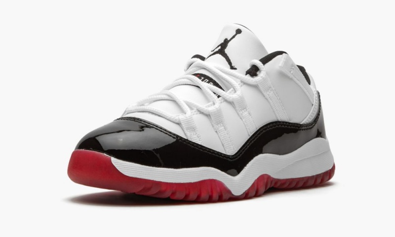 Nike Air Jordan 11 Retro Low PS 'Concord Bred' Lasten Kengät Valkoinen Punainen Mustat | 813NCRPKW