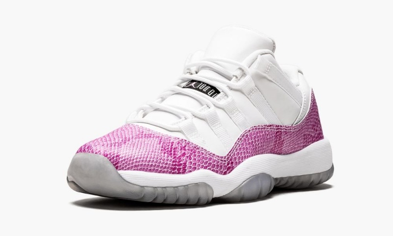 Nike Air Jordan 11 Retro Low 'Snake' Lasten Kengät Valkoinen Mustat Pinkki | 860QEKNGR