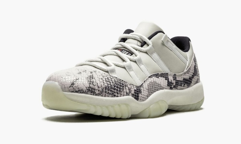 Nike Air Jordan 11 Retro Low 'Snakeskin Light Bone' Miesten Kengät Vaaleanbeige Punainen Mustat | 179MNAVUK
