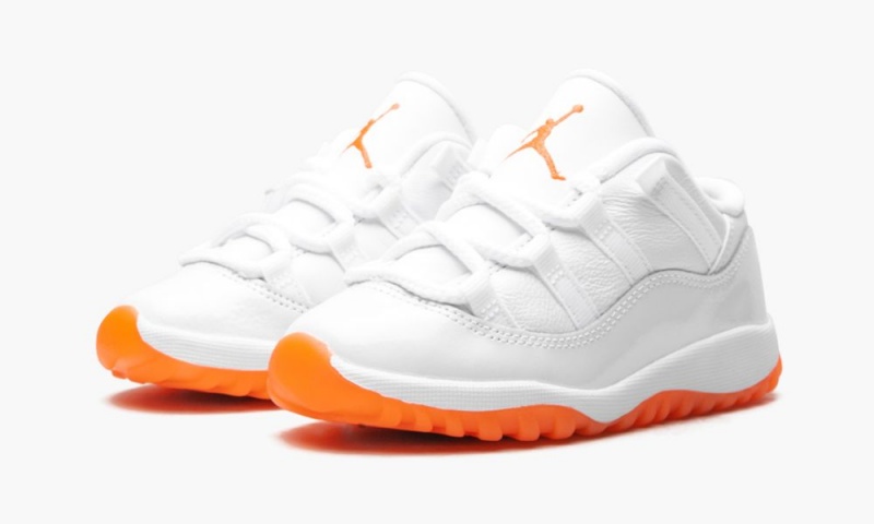 Nike Air Jordan 11 Retro Low TD 'Bright Citrus' Lasten Kengät Valkoinen Vaaleanoranssi | 437WKEAJX