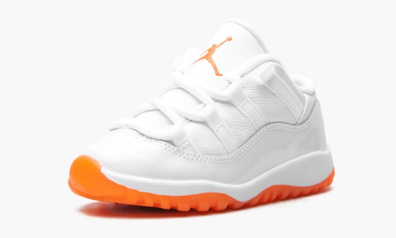 Nike Air Jordan 11 Retro Low TD 'Bright Citrus' Lasten Kengät Valkoinen Vaaleanoranssi | 437WKEAJX