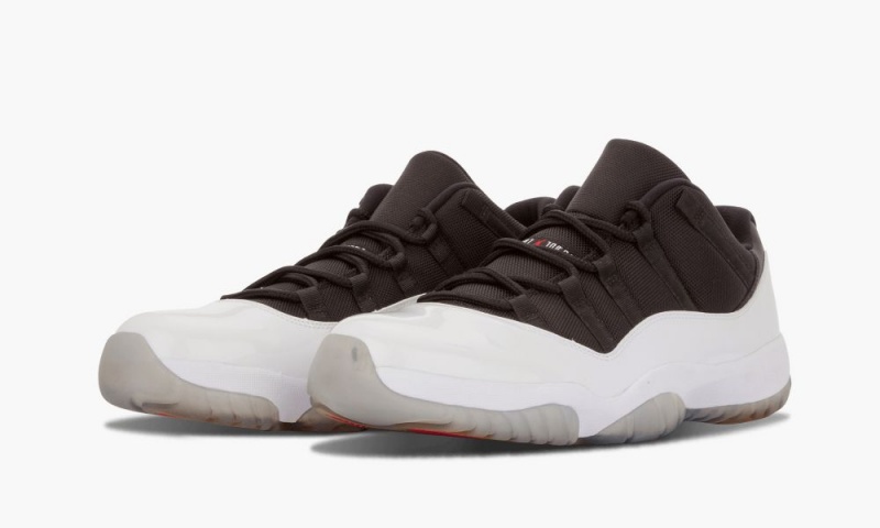 Nike Air Jordan 11 Retro Low 'Tuxedo' Miesten Kengät Valkoinen Mustat Punainen | 305SXDAQB