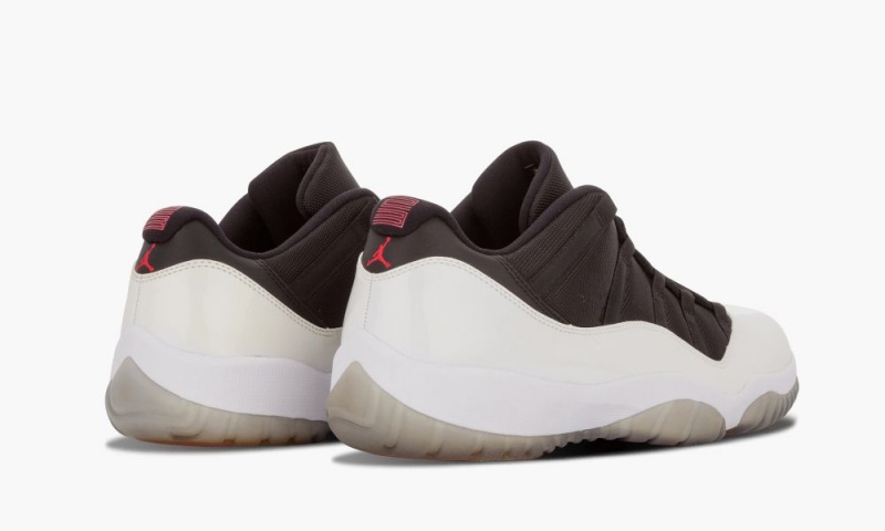 Nike Air Jordan 11 Retro Low 'Tuxedo' Miesten Kengät Valkoinen Mustat Punainen | 305SXDAQB