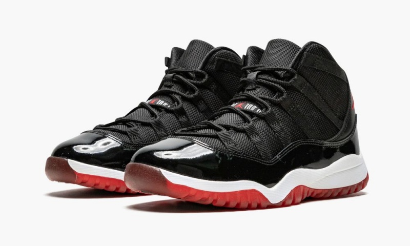 Nike Air Jordan 11 Retro (PS) 'Bred' Lasten Kengät Mustat Punainen Valkoinen | 690FMZTAE
