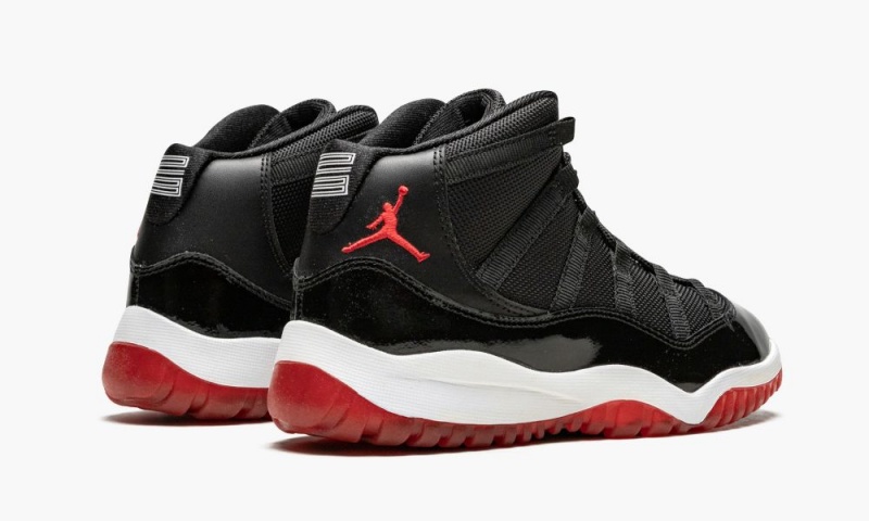 Nike Air Jordan 11 Retro (PS) 'Bred' Lasten Kengät Mustat Punainen Valkoinen | 690FMZTAE