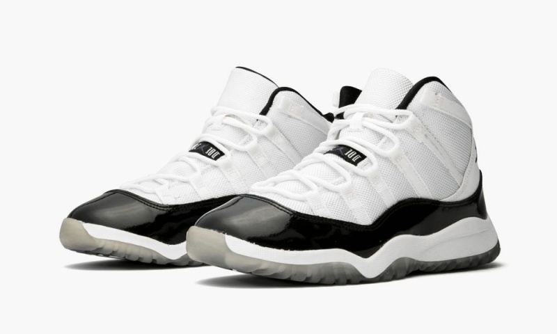 Nike Air Jordan 11 Retro (PS) 'Concord' Lasten Kengät Valkoinen Mustat | 308RCFMUT