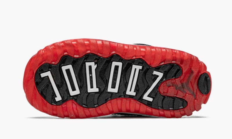 Nike Air Jordan 11 Retro (TD) 'Bred' Lasten Kengät Mustat Punainen Valkoinen | 140TXGBEM