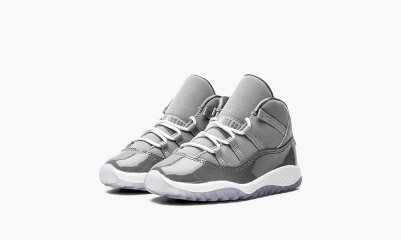 Nike Air Jordan 11 Retro TD 'Cool Grey 2021' Lasten Kengät Harmaat Valkoinen | 261DMEQFL