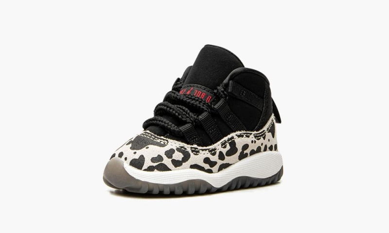 Nike Air Jordan 11 TD 'Animal Instinct' Lasten Kengät Mustat Punainen Valkoinen | 827JDXIPB