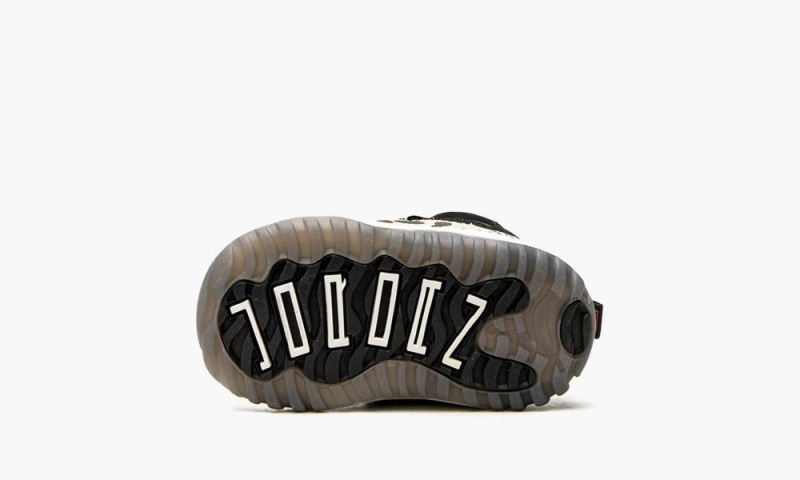 Nike Air Jordan 11 TD 'Animal Instinct' Lasten Kengät Mustat Punainen Valkoinen | 827JDXIPB