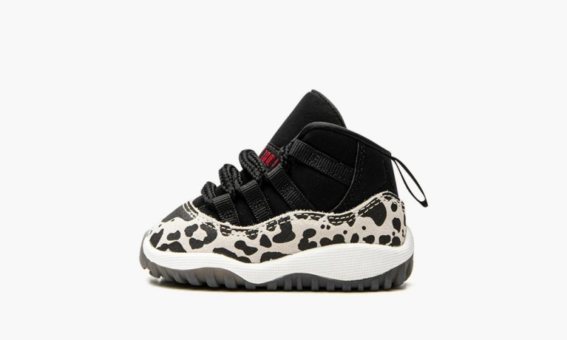 Nike Air Jordan 11 TD \'Animal Instinct\' Lasten Kengät Mustat Punainen Valkoinen | 827JDXIPB