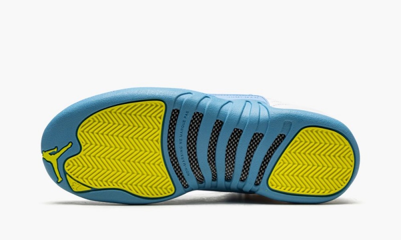 Nike Air Jordan 12 GS 'Emoji' Lasten Kengät Valkoinen Sininen Sitruuna | 621YQNJEP