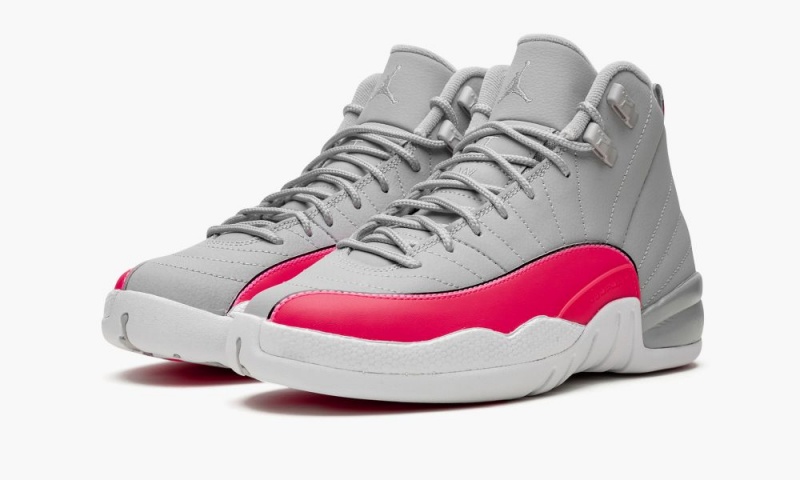 Nike Air Jordan 12 GS 'Racer Pink' Lasten Kengät Harmaat Pinkki Mustat | 289KGJIQO