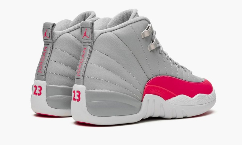 Nike Air Jordan 12 GS 'Racer Pink' Lasten Kengät Harmaat Pinkki Mustat | 289KGJIQO