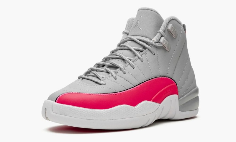 Nike Air Jordan 12 GS 'Racer Pink' Lasten Kengät Harmaat Pinkki Mustat | 289KGJIQO