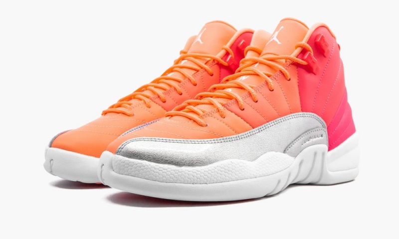 Nike Air Jordan 12 GS 'Sunset' Lasten Kengät Oranssi Pinkki Valkoinen | 319QIPAGC