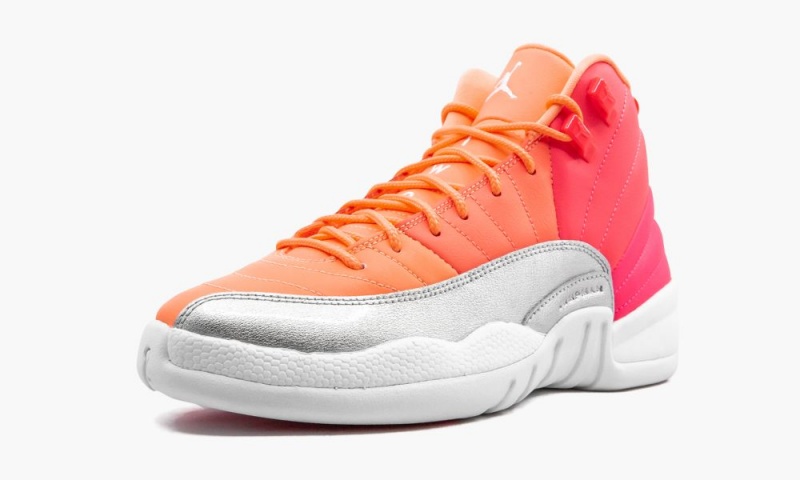 Nike Air Jordan 12 GS 'Sunset' Lasten Kengät Oranssi Pinkki Valkoinen | 319QIPAGC