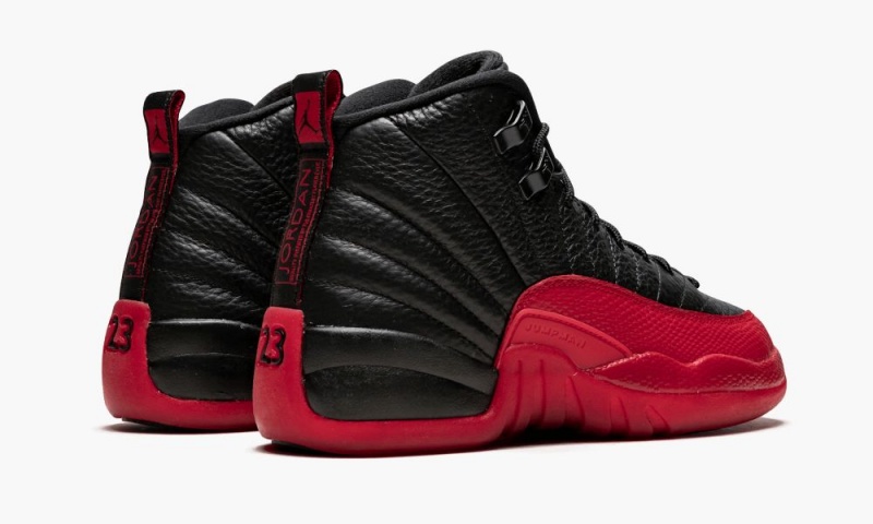 Nike Air Jordan 12 Retro BG 'Flu Game' Lasten Kengät Mustat Punainen | 568ESFKAT