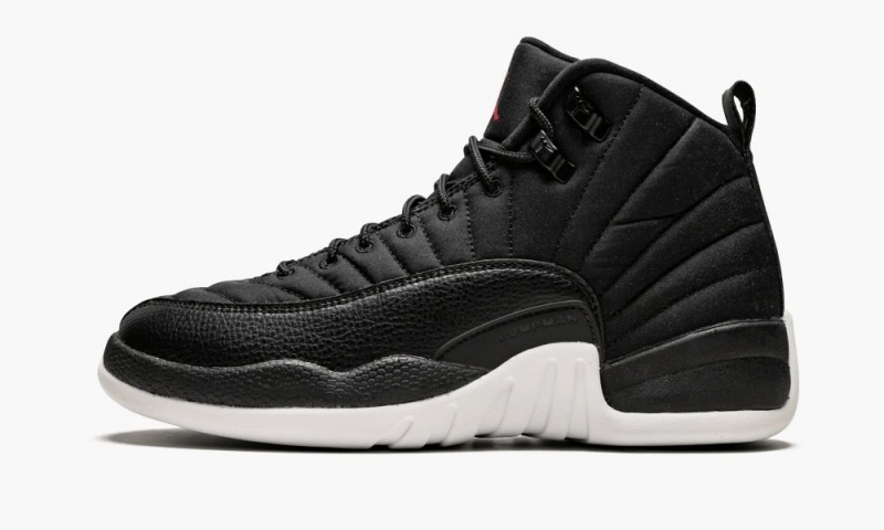 Nike Air Jordan 12 Retro BG 'Nylon' Lasten Kengät Mustat Punainen Valkoinen | 147RKMAVF