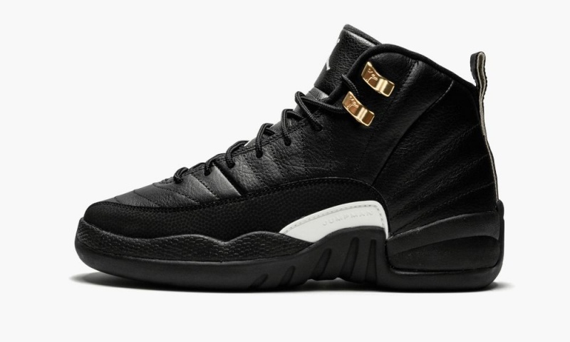 Nike Air Jordan 12 Retro BG \'The Master\' Lasten Kengät Valkoinen Mustat Kultaiset | 138GTOKAI