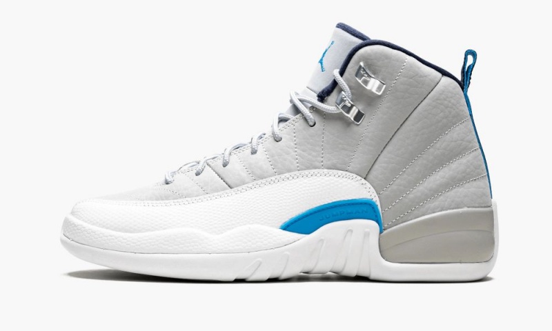Nike Air Jordan 12 Retro BG 'UNC' Lasten Kengät Harmaat Valkoinen | 683KEUSVM