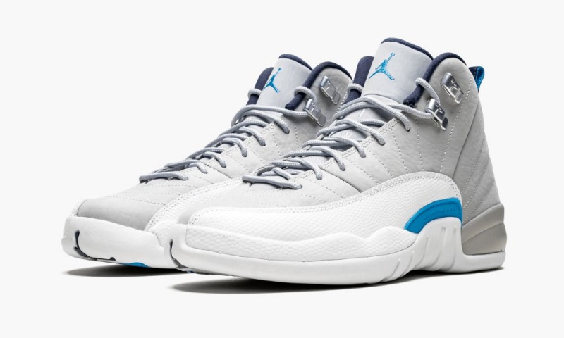 Nike Air Jordan 12 Retro BG 'UNC' Lasten Kengät Harmaat Valkoinen | 683KEUSVM