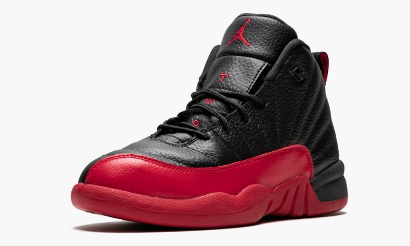 Nike Air Jordan 12 Retro BP Lasten Kengät Mustat Punainen | 615AORPSC