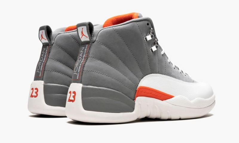 Nike Air Jordan 12 Retro 'Cool Grey' Miesten Kengät Harmaat Valkoinen Oranssi | 215SWXFRC