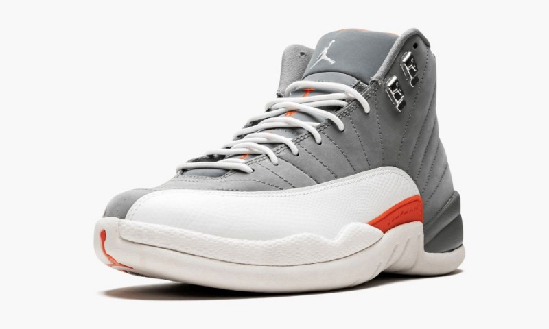 Nike Air Jordan 12 Retro 'Cool Grey' Miesten Kengät Harmaat Valkoinen Oranssi | 215SWXFRC
