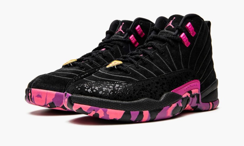 Nike Air Jordan 12 Retro DB 'Doernbecher' Miesten Kengät Mustat Pinkki Violetit | 218BFNHWV