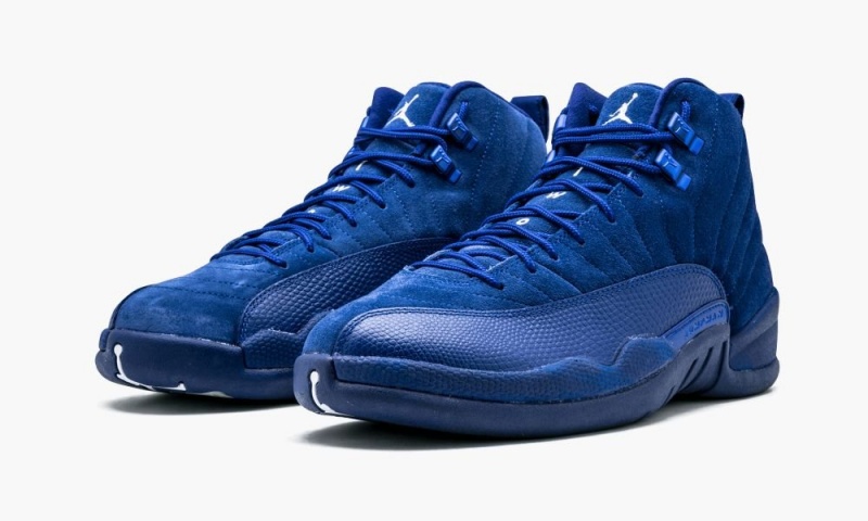 Nike Air Jordan 12 Retro 'Deep Royal Mokka' Miesten Kengät Syvä Kuninkaallinen Sininen Sininen Valkoinen | 017JMSDXA