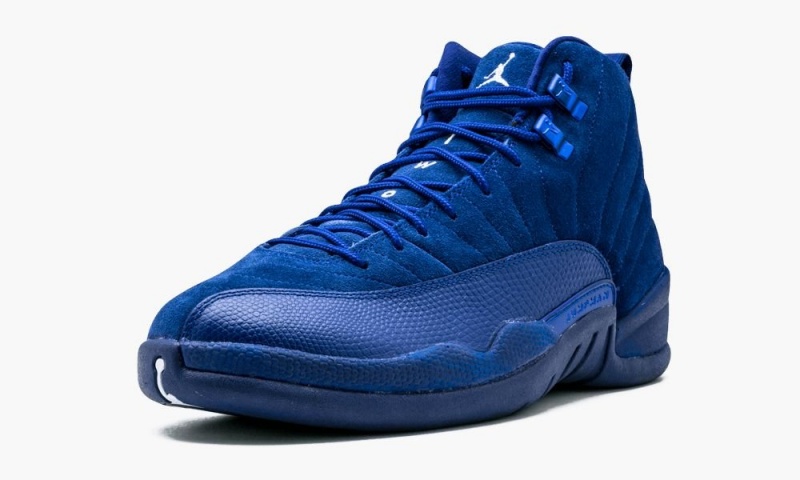 Nike Air Jordan 12 Retro 'Deep Royal Mokka' Miesten Kengät Syvä Kuninkaallinen Sininen Sininen Valkoinen | 017JMSDXA