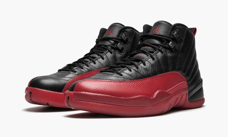Nike Air Jordan 12 Retro 'Flu Game 2016' Miesten Kengät Mustat Punainen | 076FLHISC