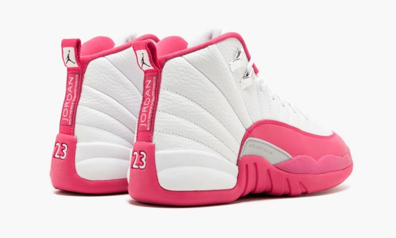 Nike Air Jordan 12 Retro GG 'Valentine's Day' Lasten Kengät Valkoinen Pinkki Hopea | 651JUTBAO