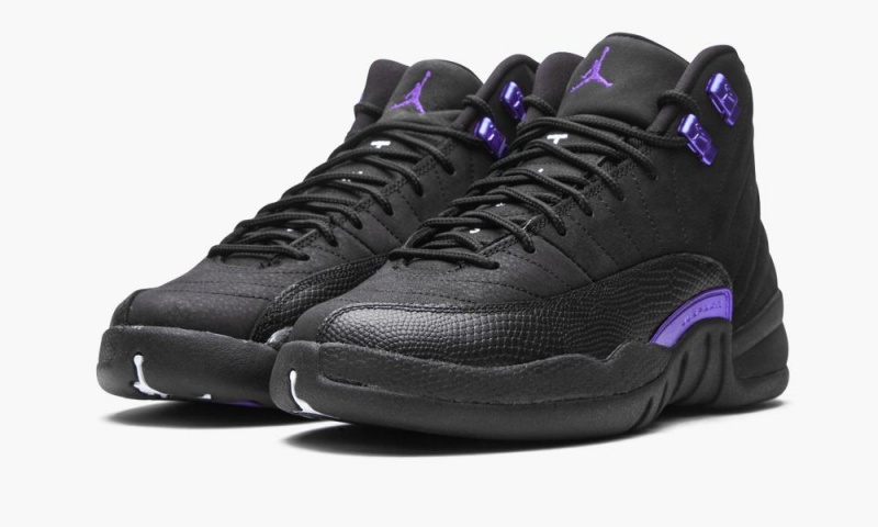 Nike Air Jordan 12 Retro GS 'Dark Concord' Lasten Kengät Mustat Violetit | 196OTVJHM