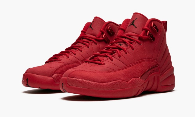 Nike Air Jordan 12 Retro (GS) 'Gym Red' Lasten Kengät Punainen Mustat Punainen | 058GTRMDO