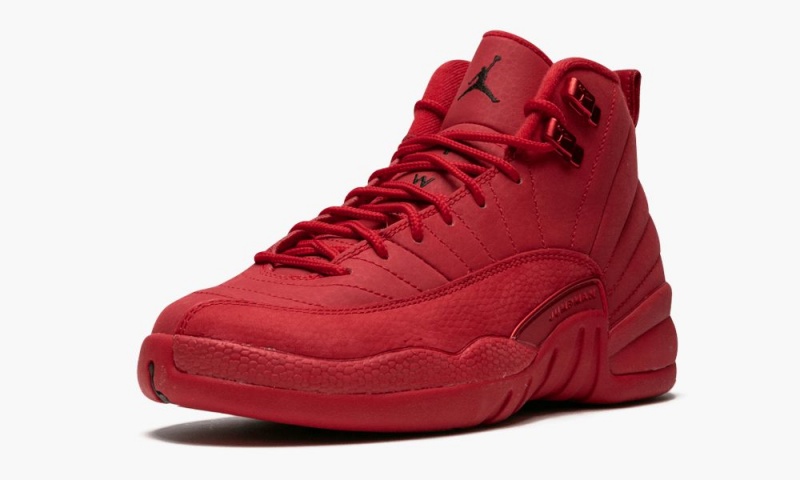Nike Air Jordan 12 Retro (GS) 'Gym Red' Lasten Kengät Punainen Mustat Punainen | 058GTRMDO