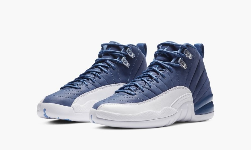 Nike Air Jordan 12 Retro GS 'Indigo' Lasten Kengät Harmaat Sininen Sininen | 940IMUGBT