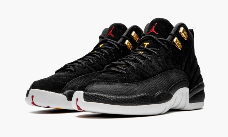 Nike Air Jordan 12 Retro (GS) Lasten Kengät Mustat Valkoinen | 469TAFSOP