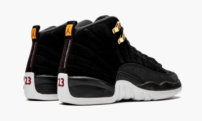 Nike Air Jordan 12 Retro (GS) Lasten Kengät Mustat Valkoinen | 469TAFSOP
