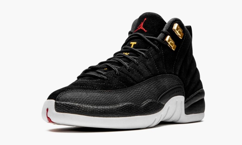 Nike Air Jordan 12 Retro (GS) Lasten Kengät Mustat Valkoinen | 469TAFSOP