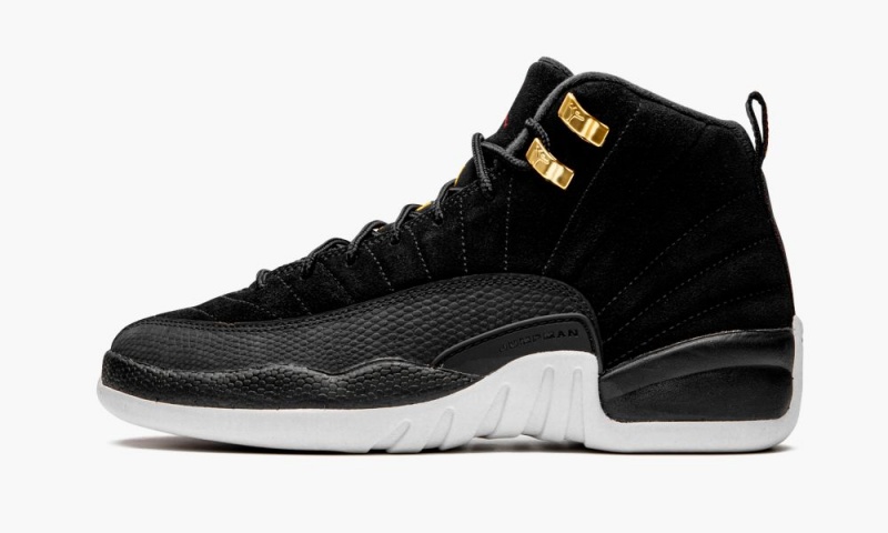Nike Air Jordan 12 Retro (GS) Lasten Kengät Mustat Valkoinen | 469TAFSOP