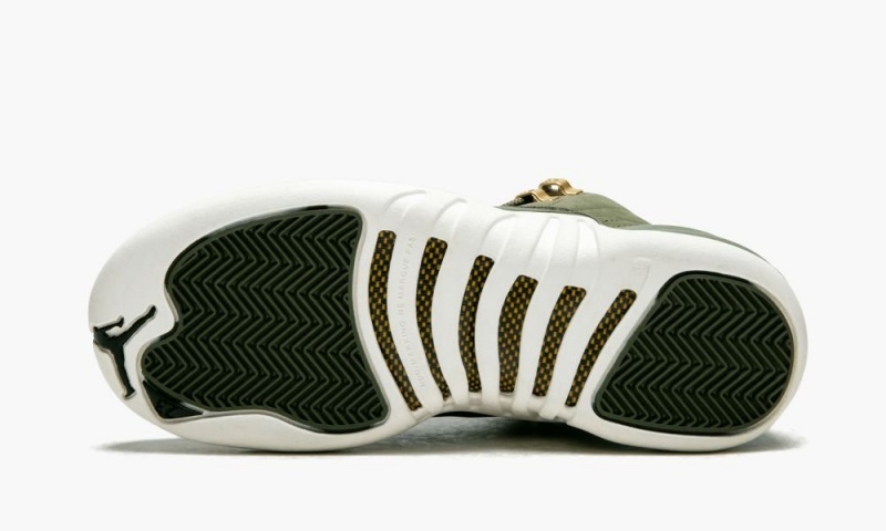 Nike Air Jordan 12 Retro GS Lasten Kengät Oliivinvihreä Metal Kultaiset | 637TINXQB